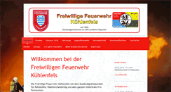 Desktop Screenshot of ff-kuehlenfels.de