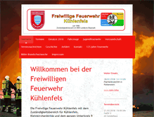 Tablet Screenshot of ff-kuehlenfels.de